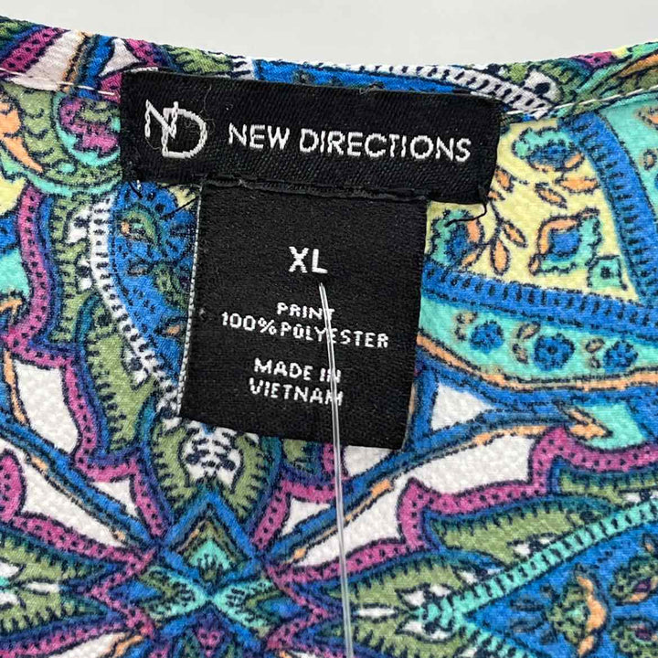 Size XL NEW DIRECTION Multi-Color Shirt
