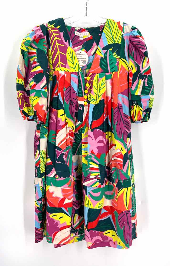 Size L KARLIE Multi-Color Dress