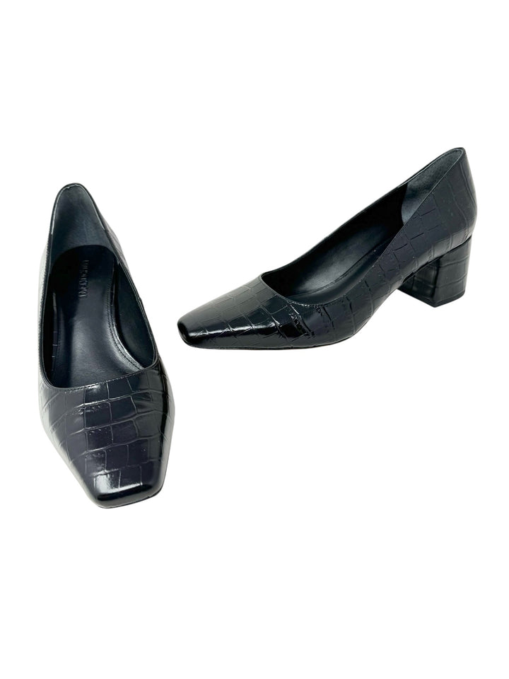 Shoe Size 8 J MCLAUGHLIN Black Leather Pumps