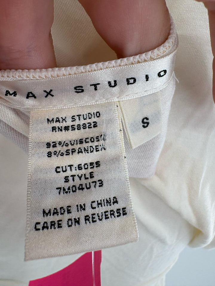 Size S MAX STUDIO Cream Shirt