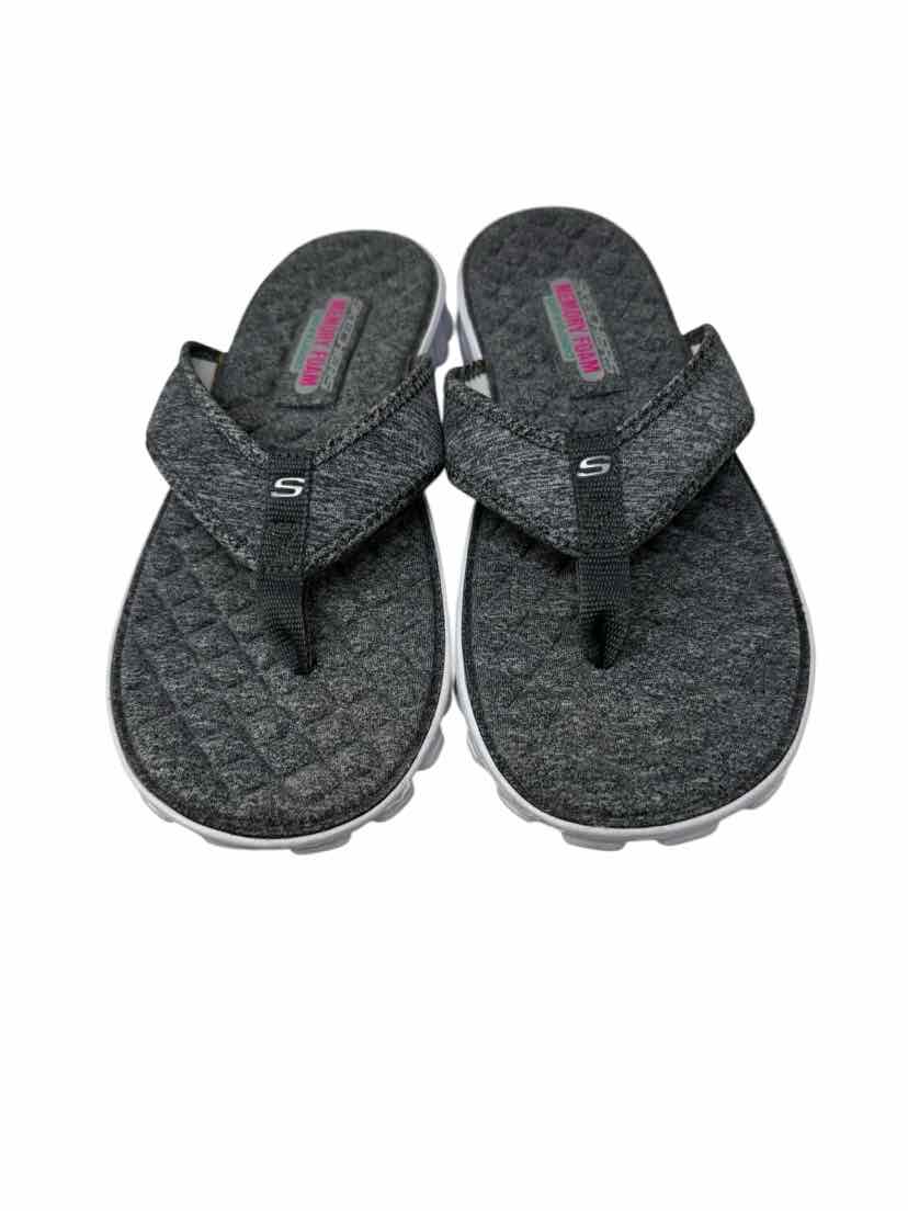 Shoe Size 10 Sketchers Gray Sandals