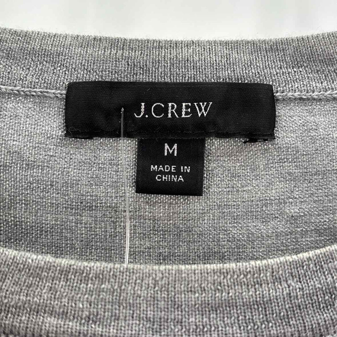 Size M J Crew Gray Wool Sweater