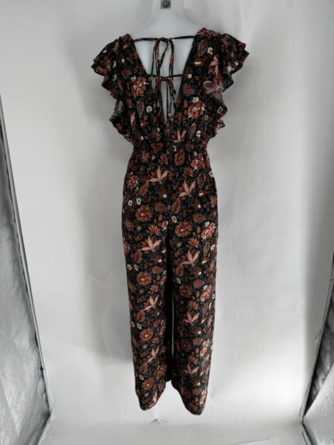 Size S MADEWELL Black Print Dress