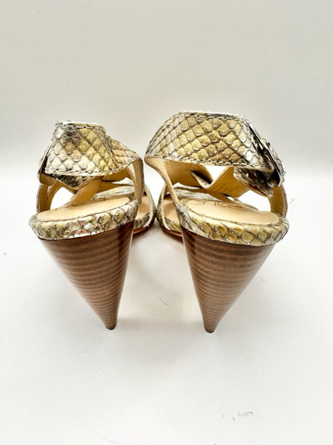 Shoe Size 6.5 JOAN & DAVID Silver Sandals