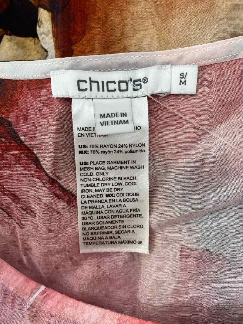 Size S/M Chico's Multi-Color Shirt