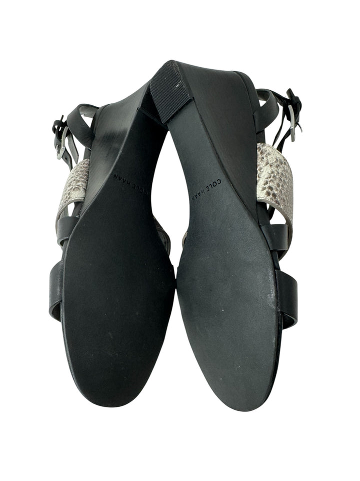 Shoe Size 7 Cole Haan Black Leather Sandals