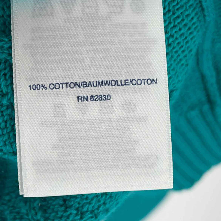Size 1X LAND END Teal Knit Sweater