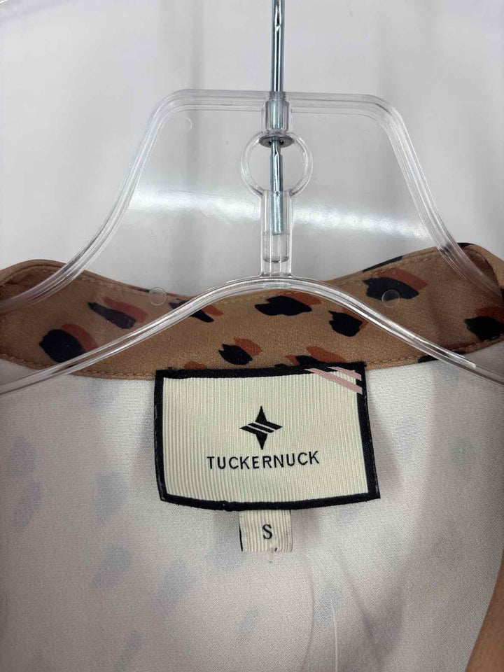 Size S TUCKERNUCK Brown Print Dress