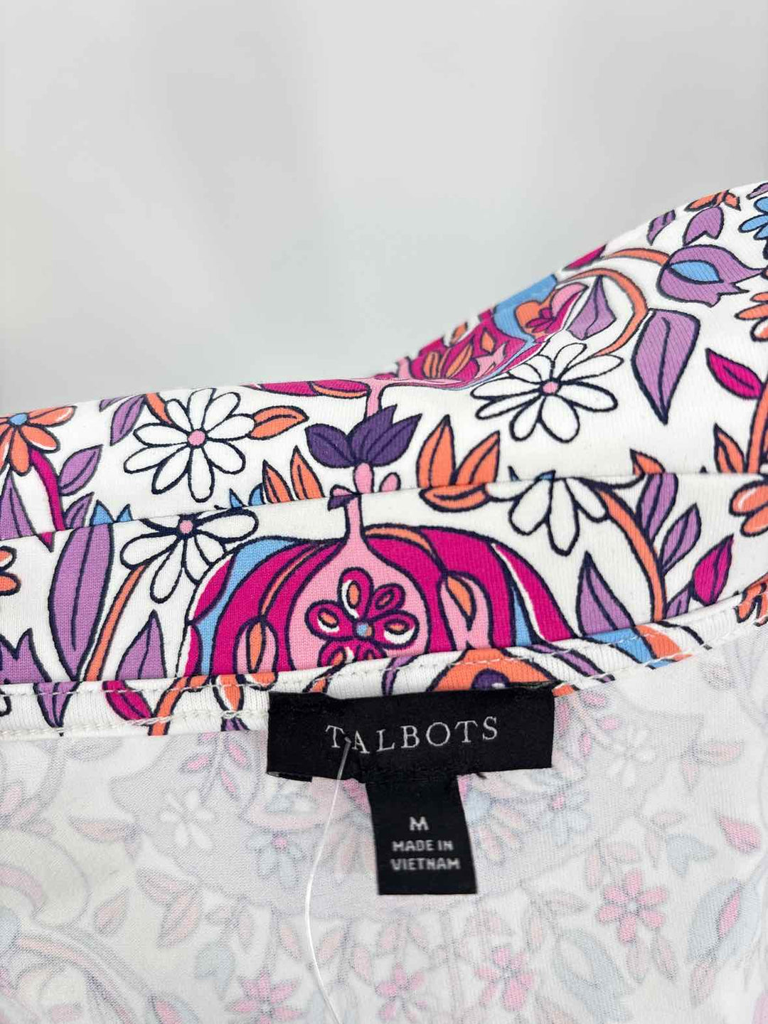 Size M Talbots Multi-Color Dress