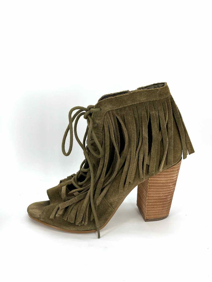 Shoe Size 9 Gianni Bini Olive Suede Boots