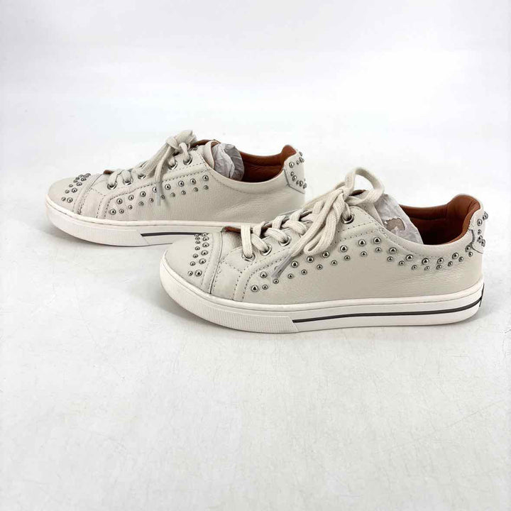 Shoe Size 7.5 BRIGHTON White Leather Sneakers
