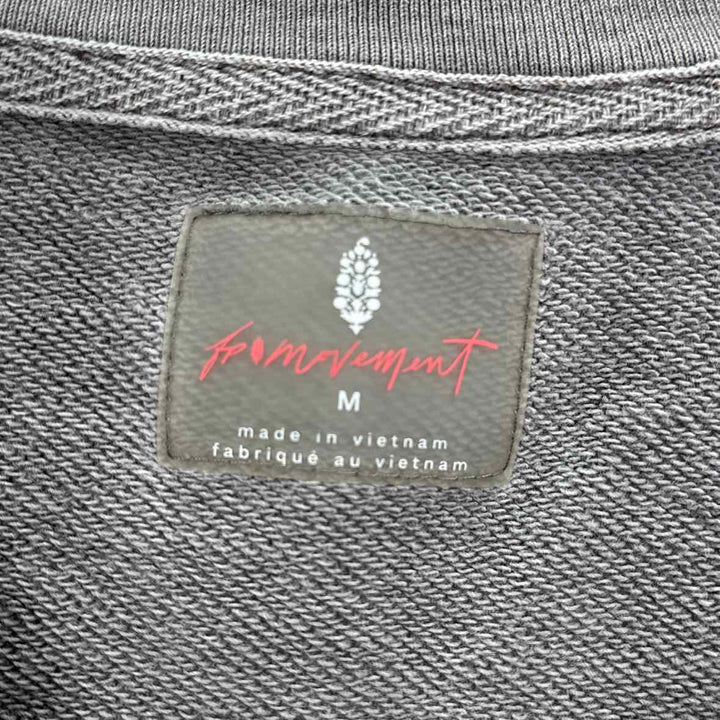 Size M FREE PEOPLE Gray Shirt