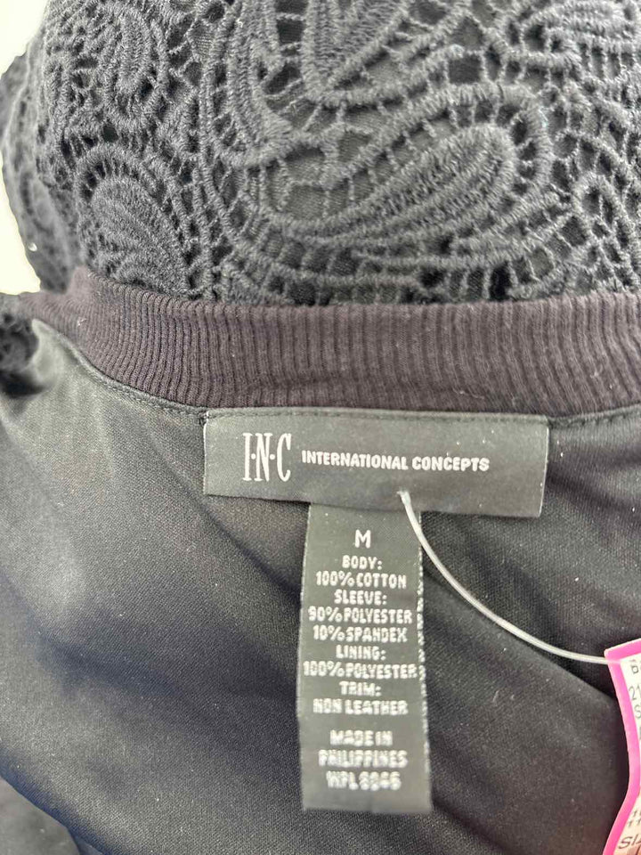Size M INC Black Shirt