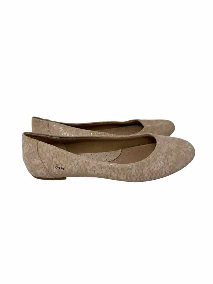 Shoe Size 10 Born Tan Leather Flats