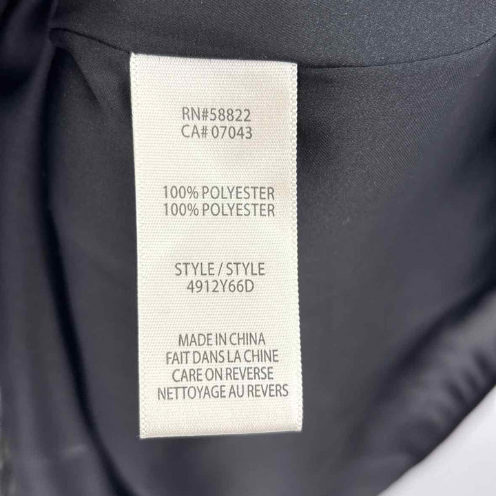 Size L MAX STUDIO Black Print Dress