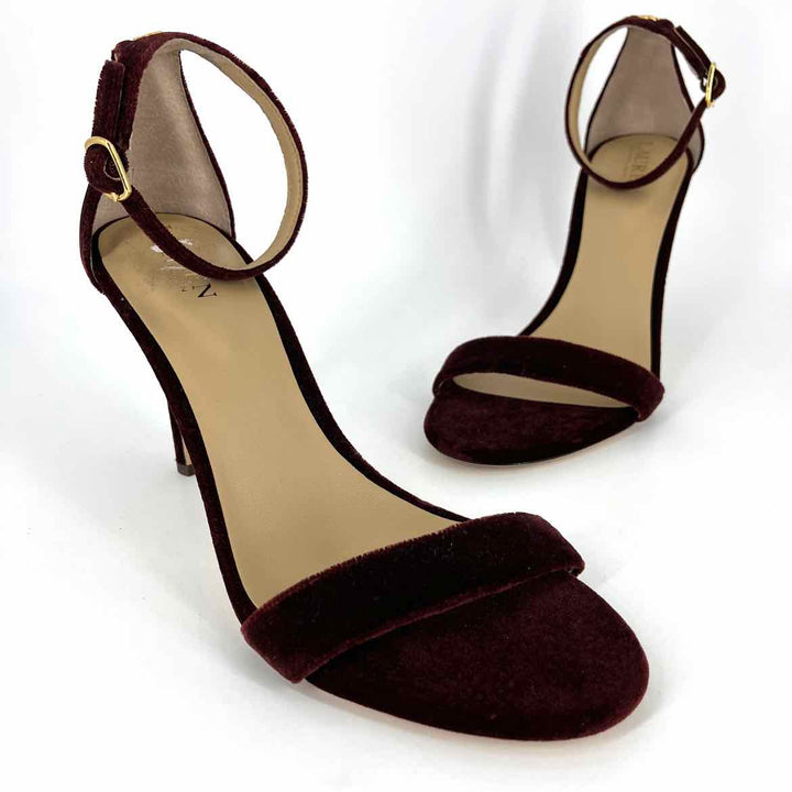 Shoe Size 10 RALPH LAUREN Burgundy Velvet Pumps
