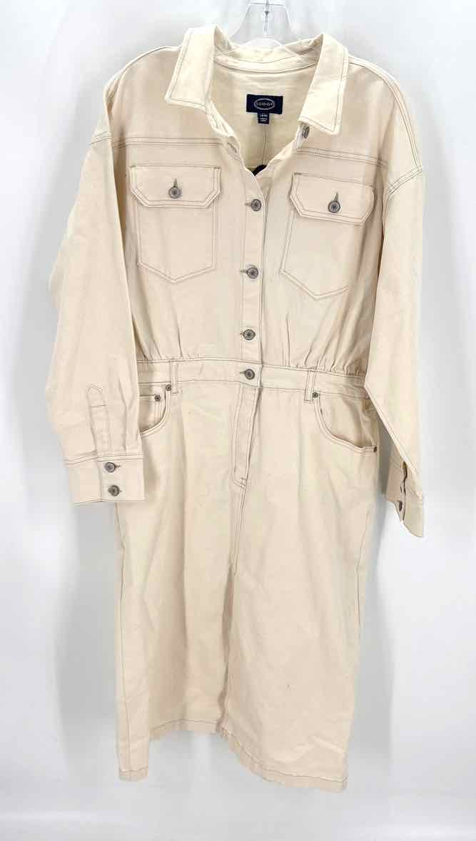 Size 16 SCOOP Ivory Dress