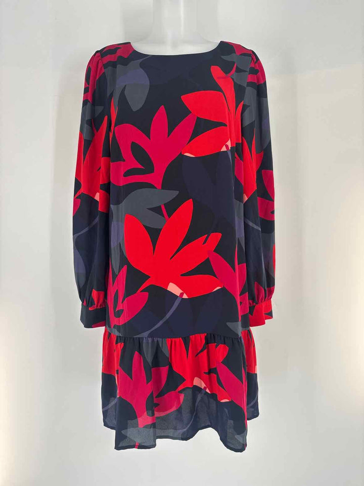 Size L LOFT Multi-Color Dress