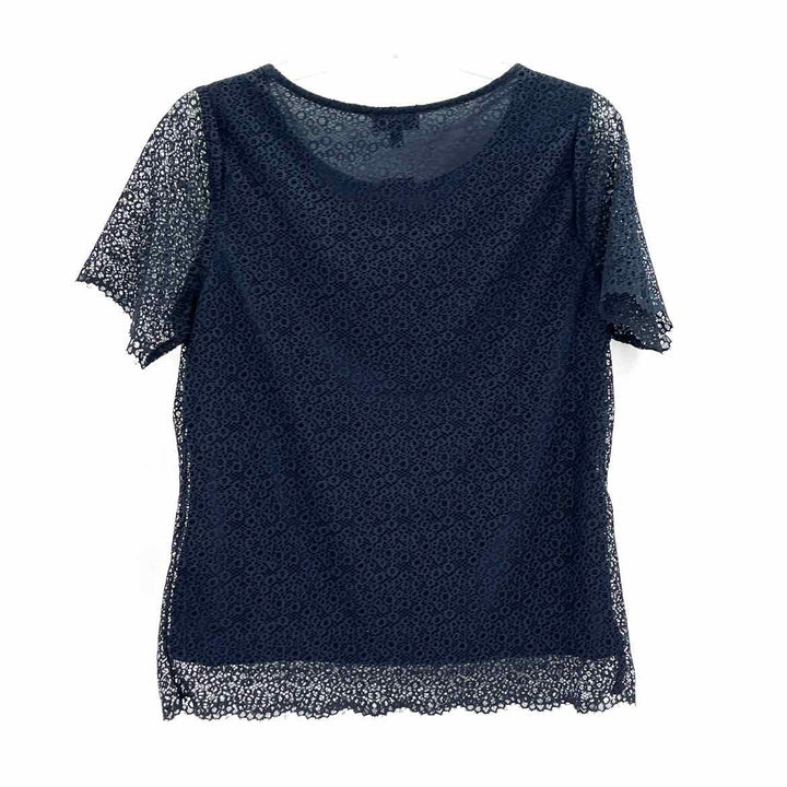 Size M LIMITED Navy Lace Shirt