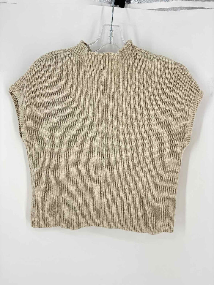 Size XS FREE PEOPLE Tan Knit Sweater