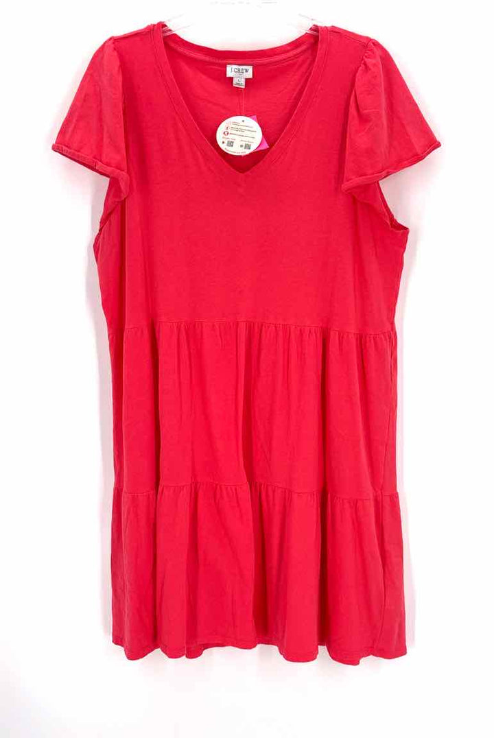 Size L J Crew Coral Dress