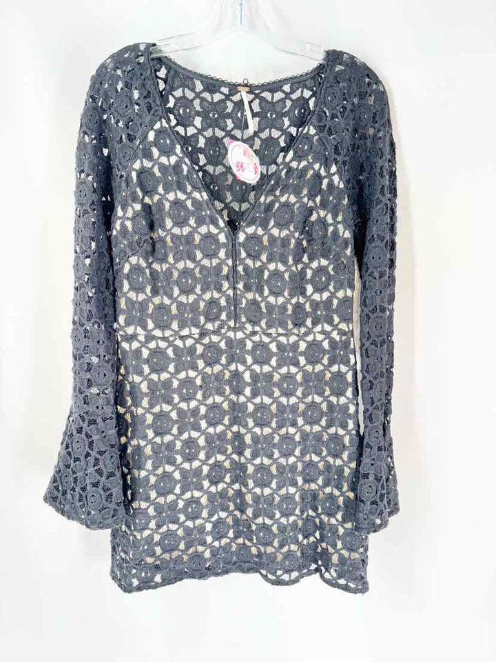 Size 10 FREE PEOPLE Black Dress