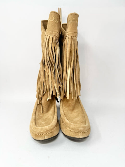 Shoe Size 40 Brown Suede Boots