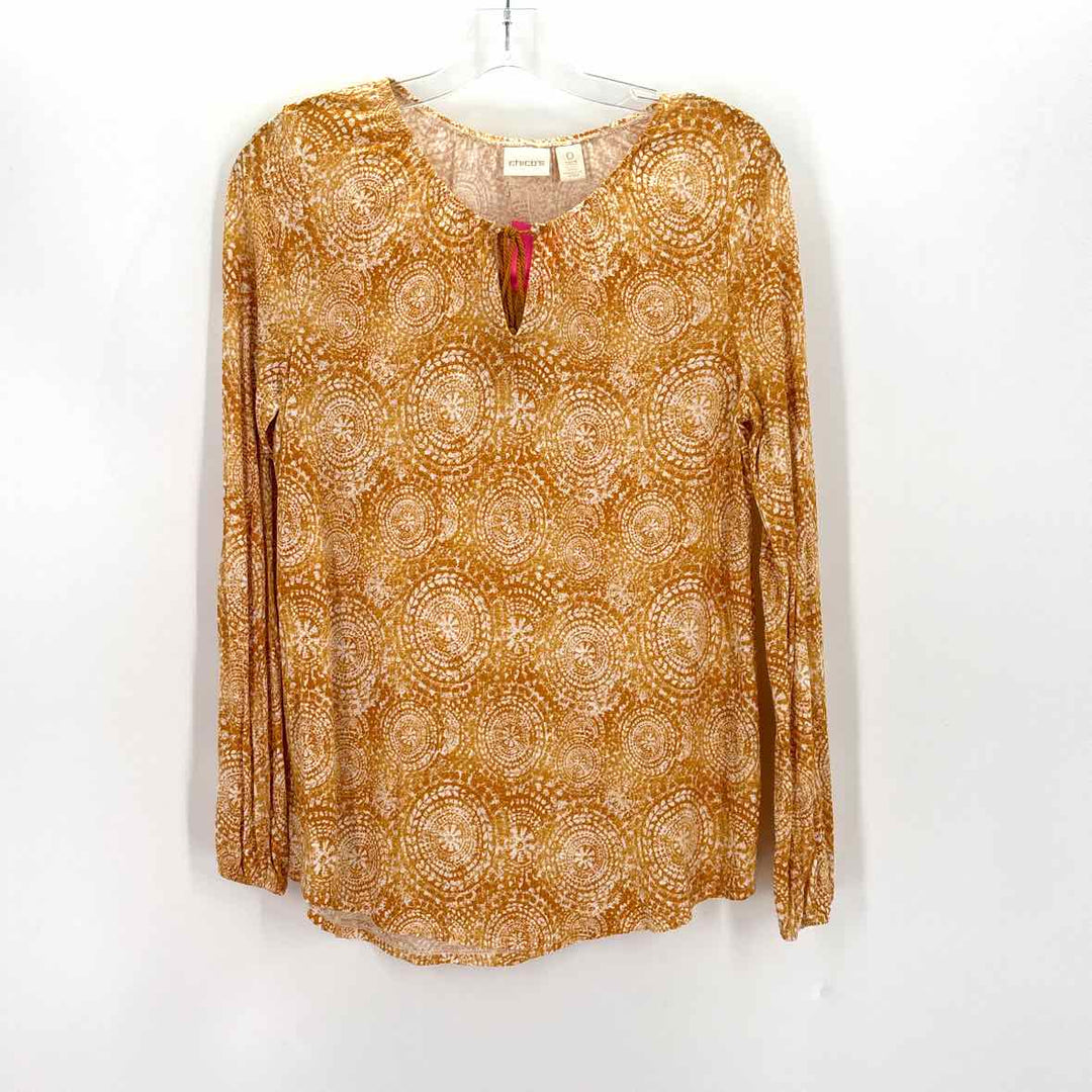 Size S Chico's Yellow Shirt