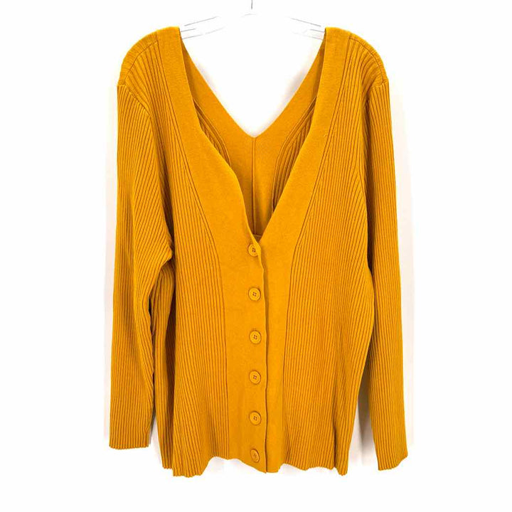 Size 3X Mustard Knit Sweater