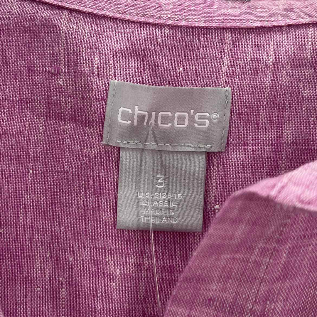 Size XL Chico's Lavender Knit Shirt