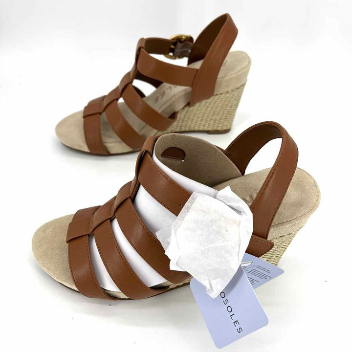 Shoe Size 8.5 AEROSOLES Tan Sandals