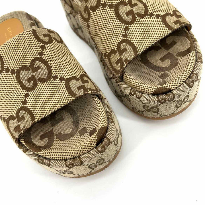 Shoe Size 37 Gucci Tan Luxury - Sandals