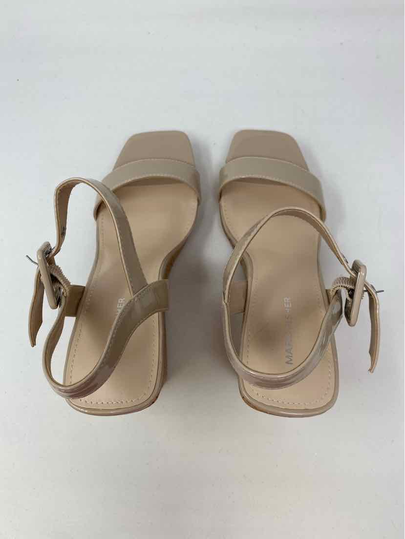Shoe Size 10 MARC FISHER Tan PATENT Pumps