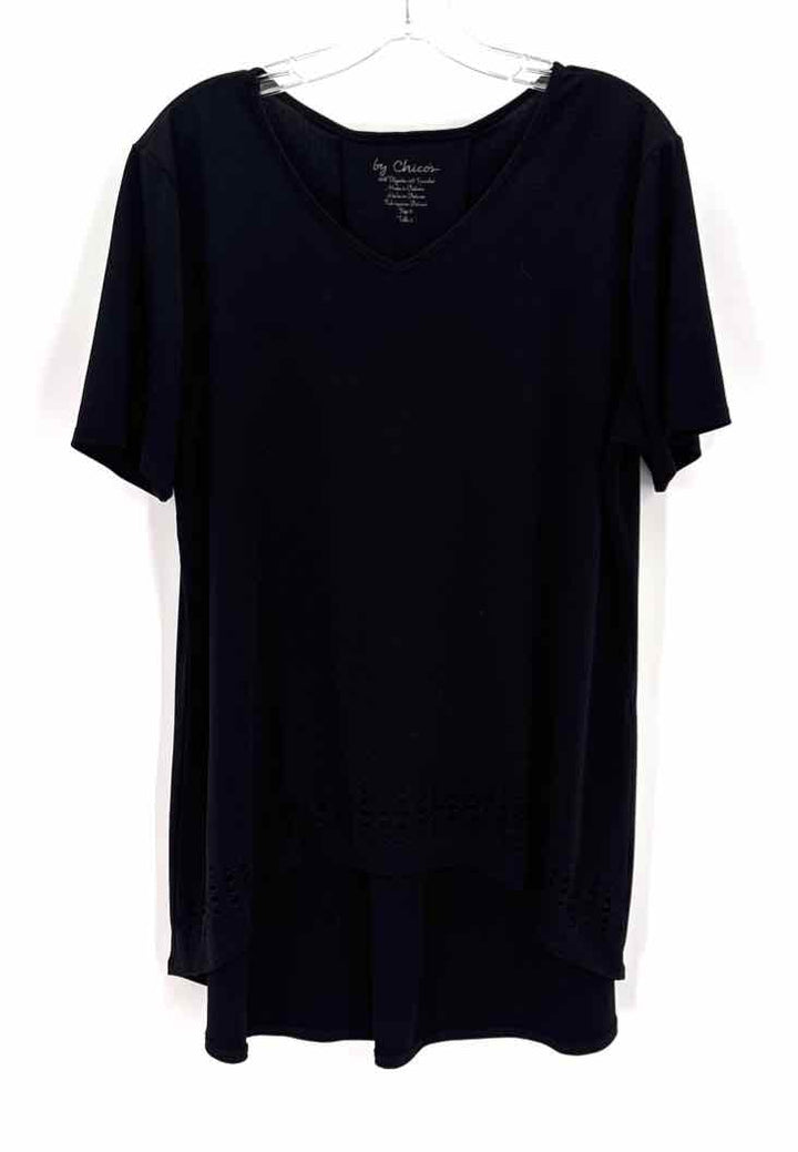 Size L Chico's Black Shirt
