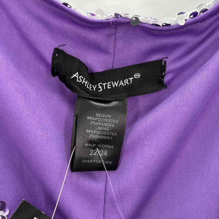 Size 22/24 Ashley Stewart Purple Dress