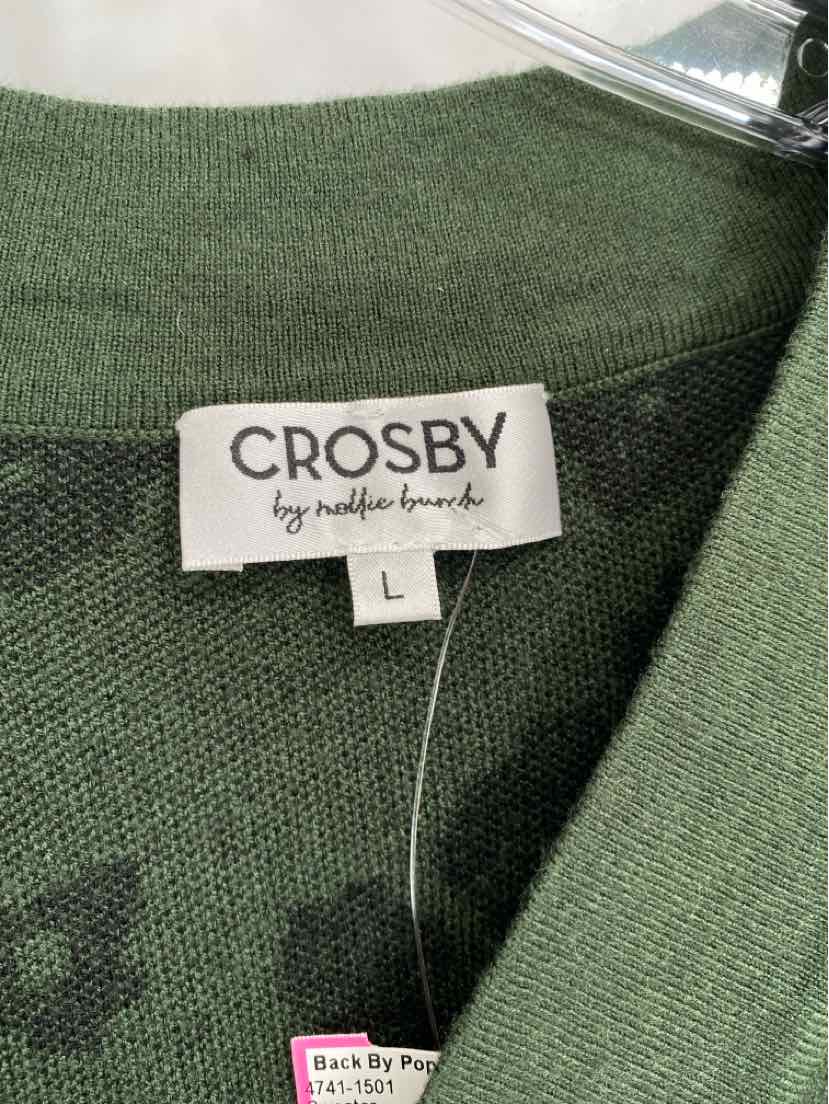 Size L CROSBY Green Sweater
