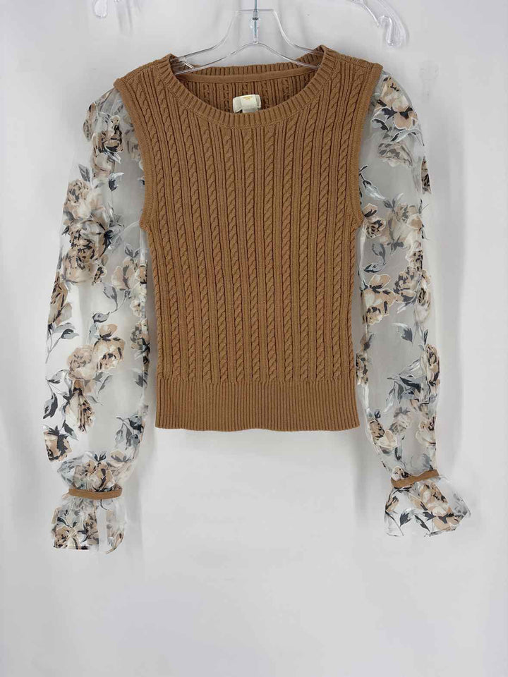 Size XS MAEVE Brown Sweater
