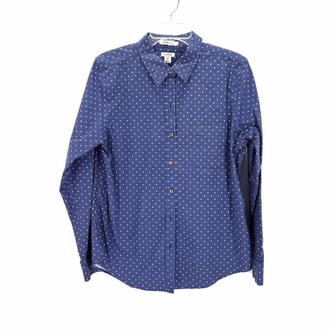 Size M LL BEAN Blue Shirt
