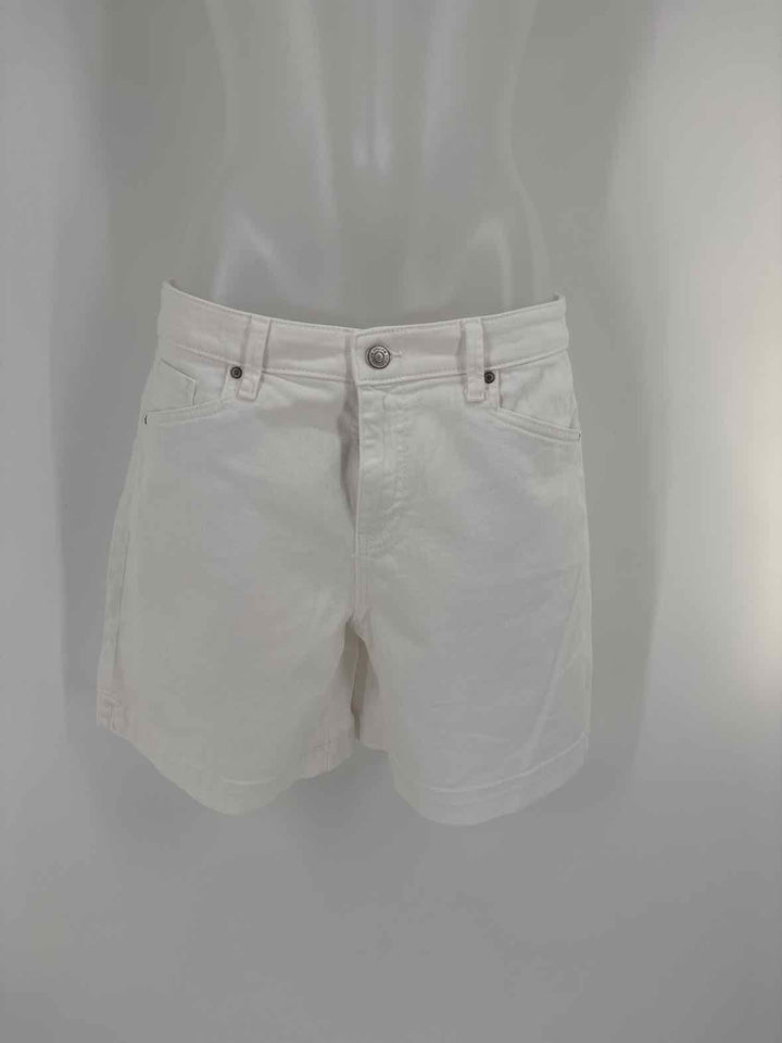 Size 10 Chico's White Shorts