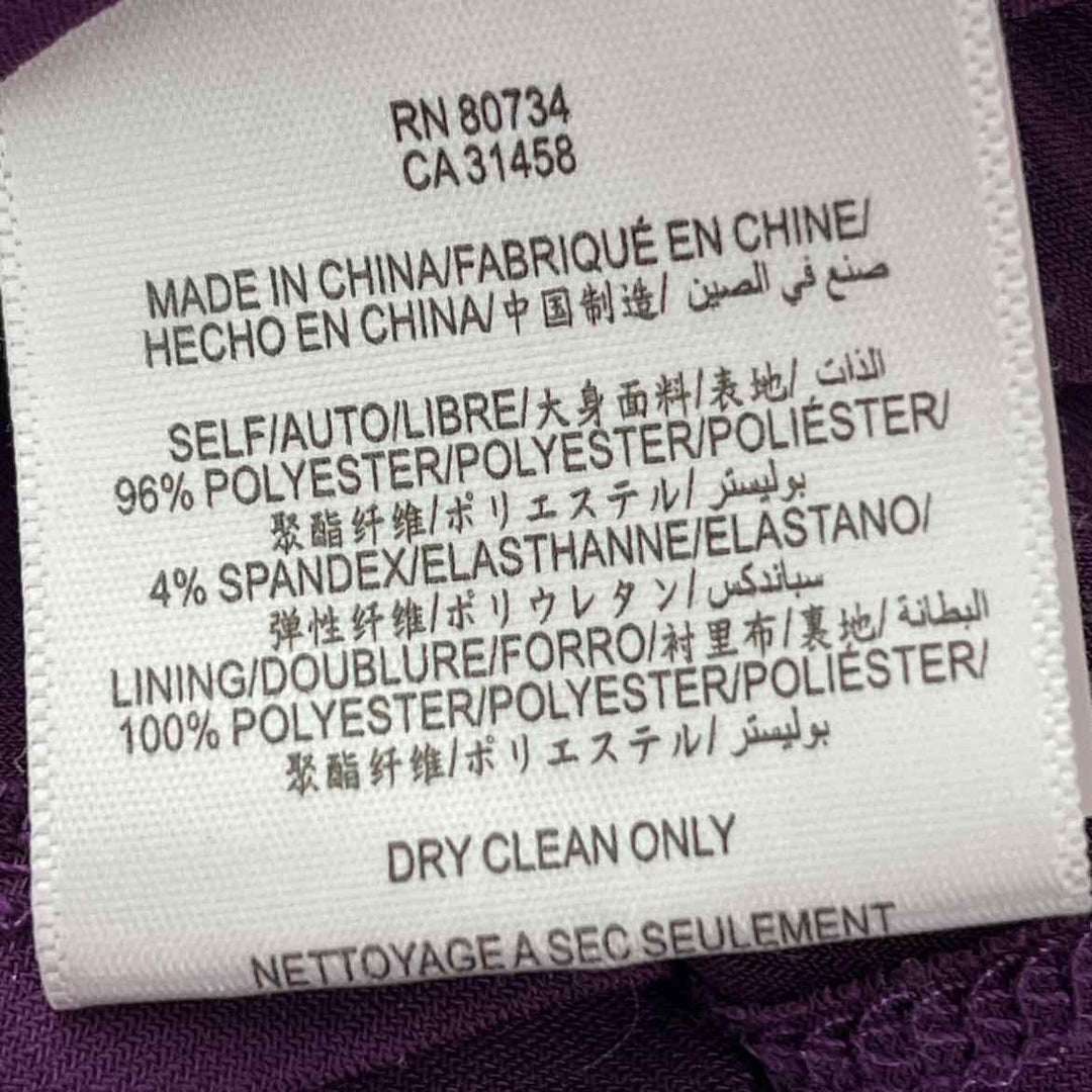 Size 4 MAX & CLEO Purple Dress