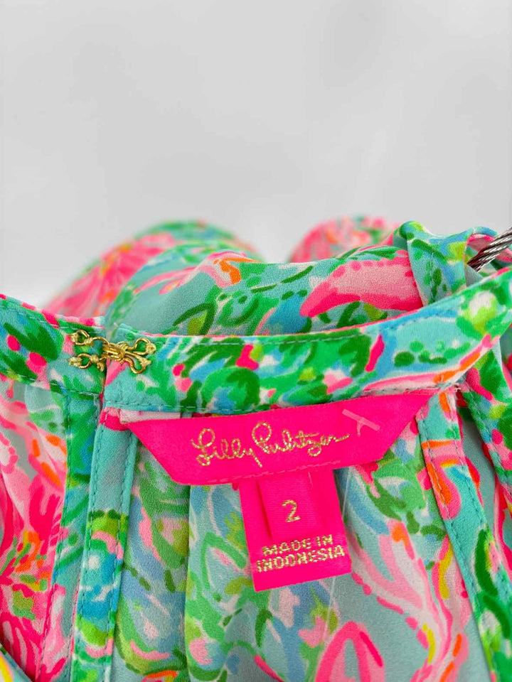Size 2 Lilly Pulitzer Fuschia Dress