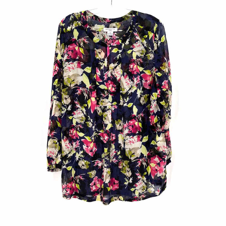 Size 1X LIZ CLAIBORNE Multi-Color Shirt