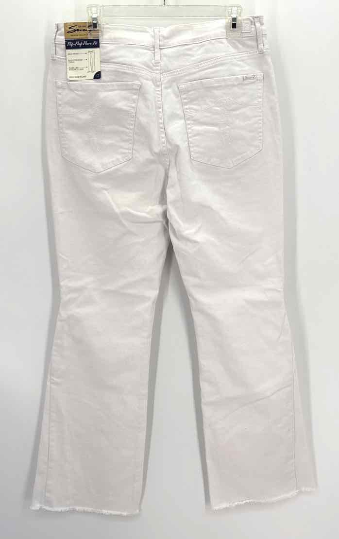 Size 12 SEVEN White Denim Jeans