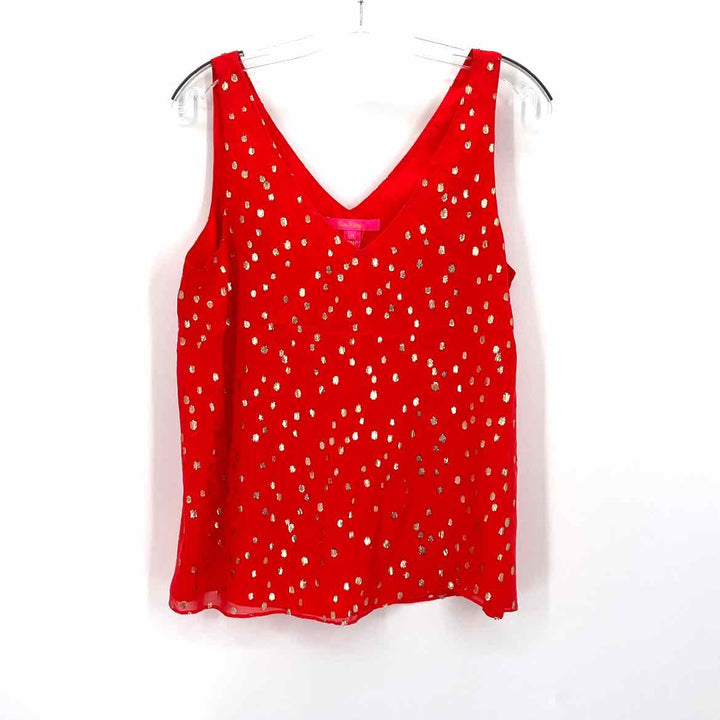 Size M Lilly Pulitzer Red Shirt