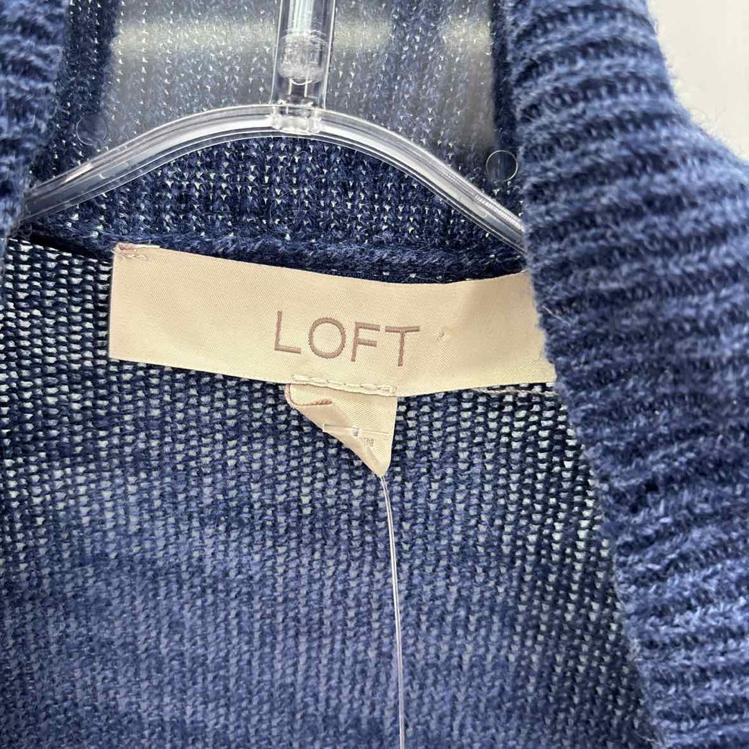 Size L Ann Taylor Blue Cardigan