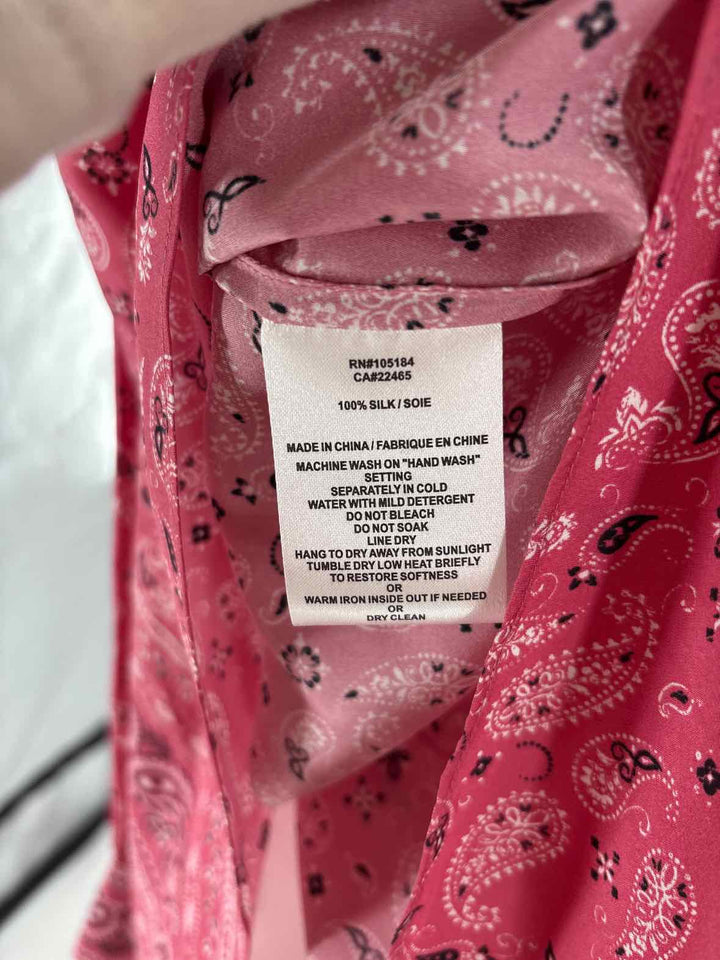 Size M GO SILK Burgundy Luxury - Shirt