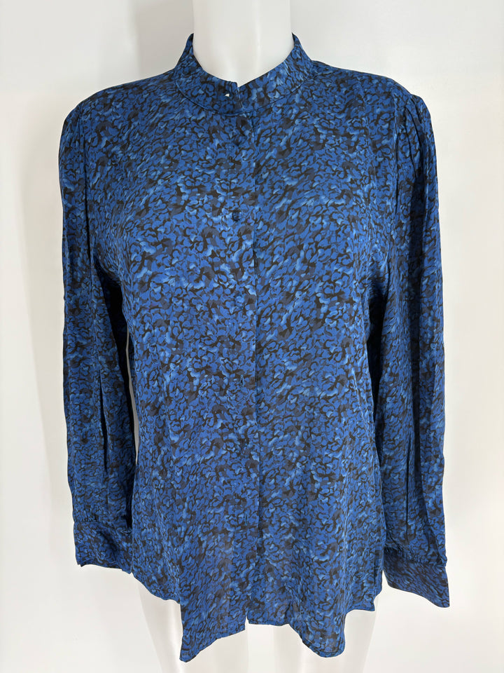 Size L TAHARI Blue Shirt