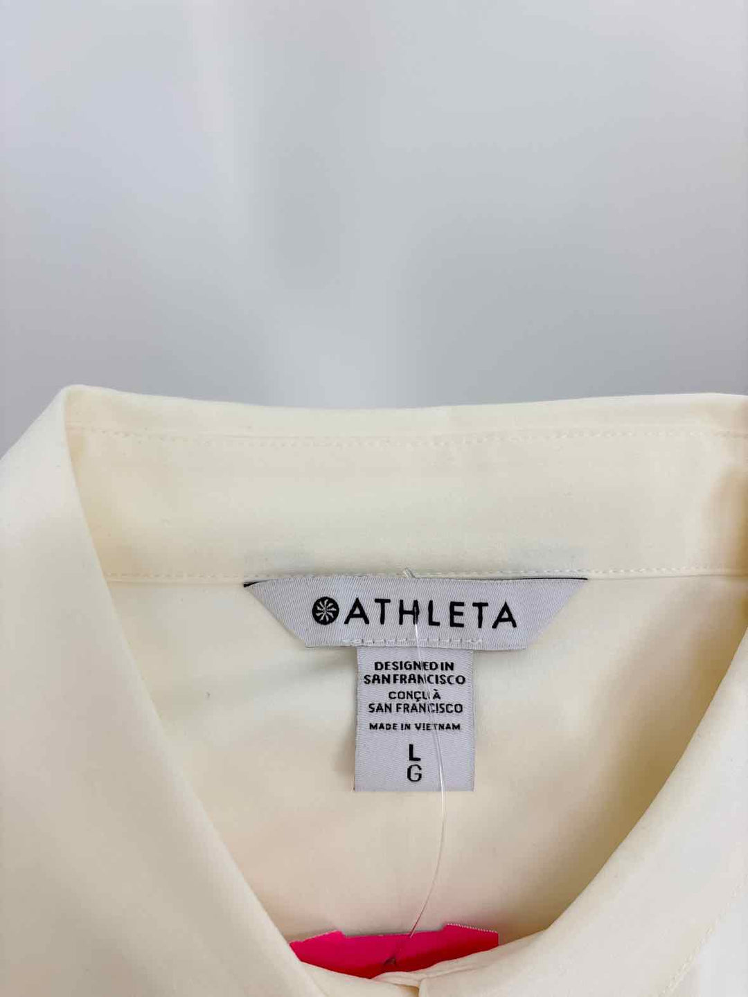 Size L Athleta Ivory Shirt