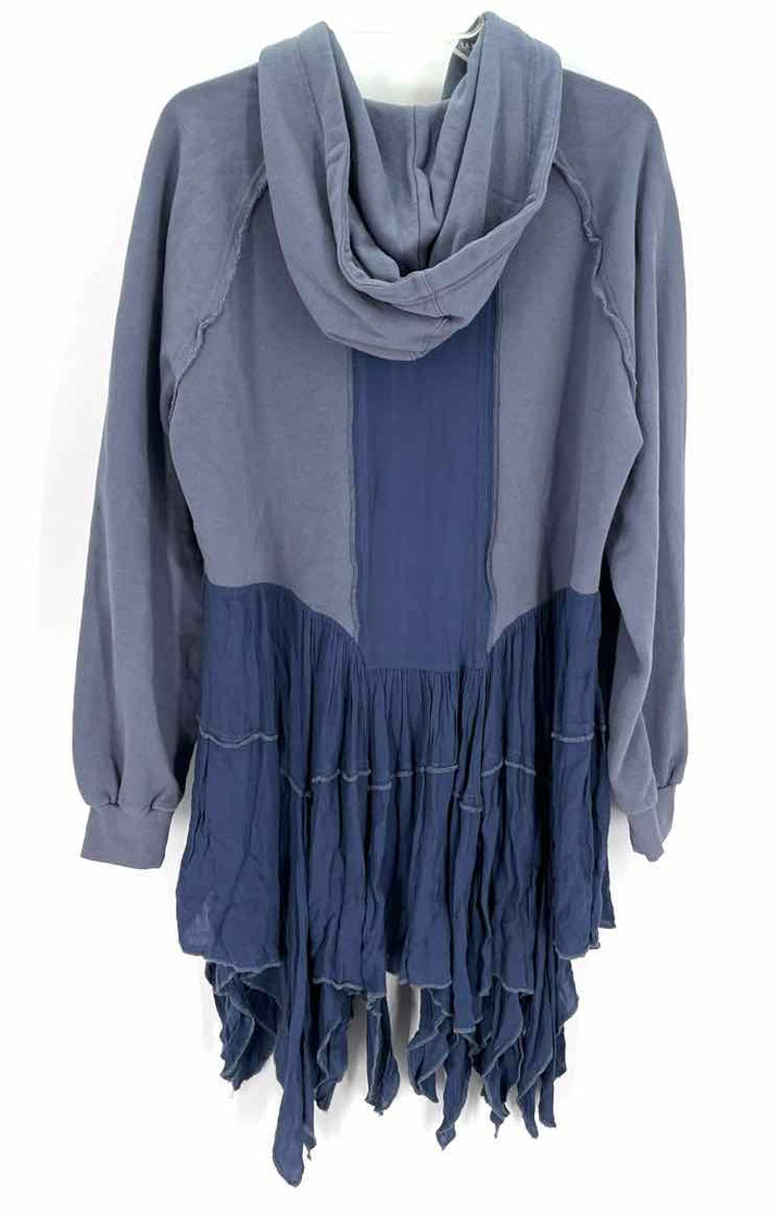 Size M FREE PEOPLE Blue Knit Dress