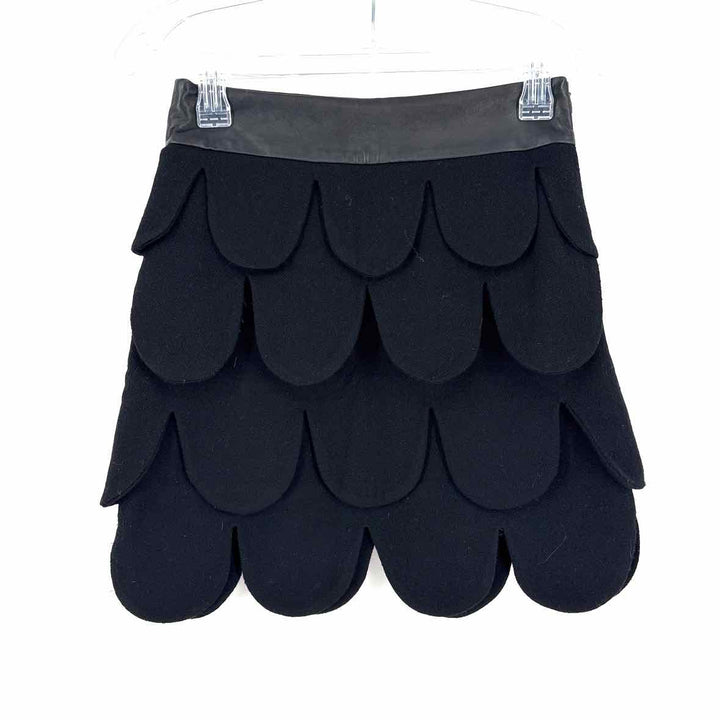 Size 0 MILLY Black Skirt